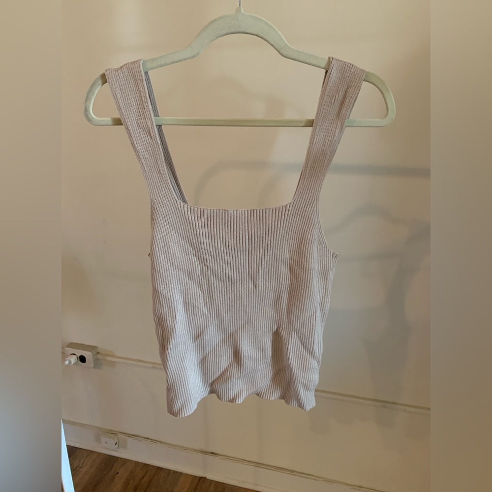 Abercrombie ribbed sweater tank, XL